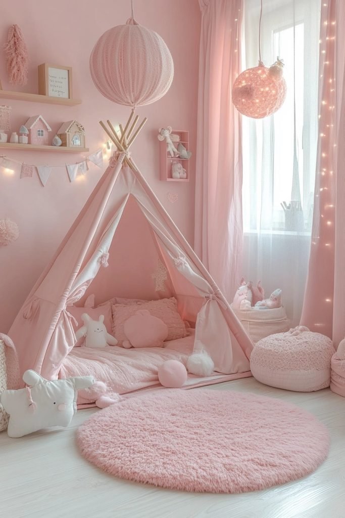 Fun Pink Kids’ Spaces