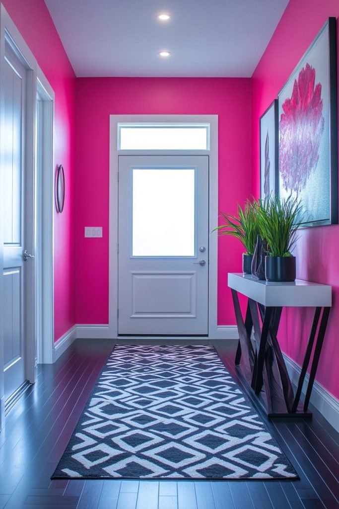 Vivid Pink Entryways