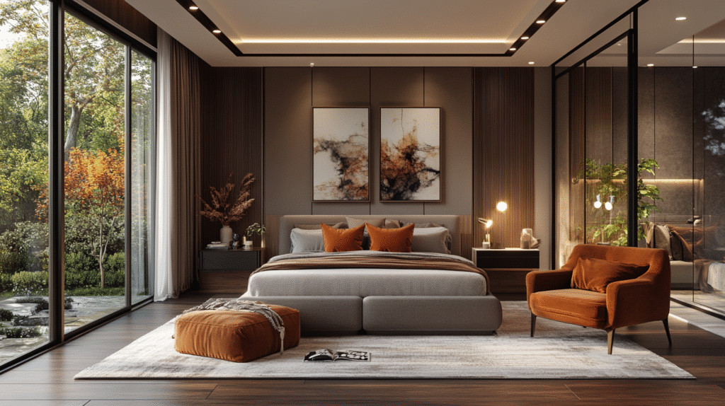 Luxury bedroom master