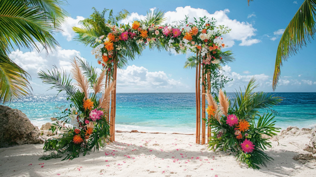 boho wedding arch