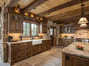 rustic kitchen cabinets