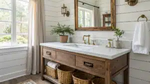 farmhouse bathroom